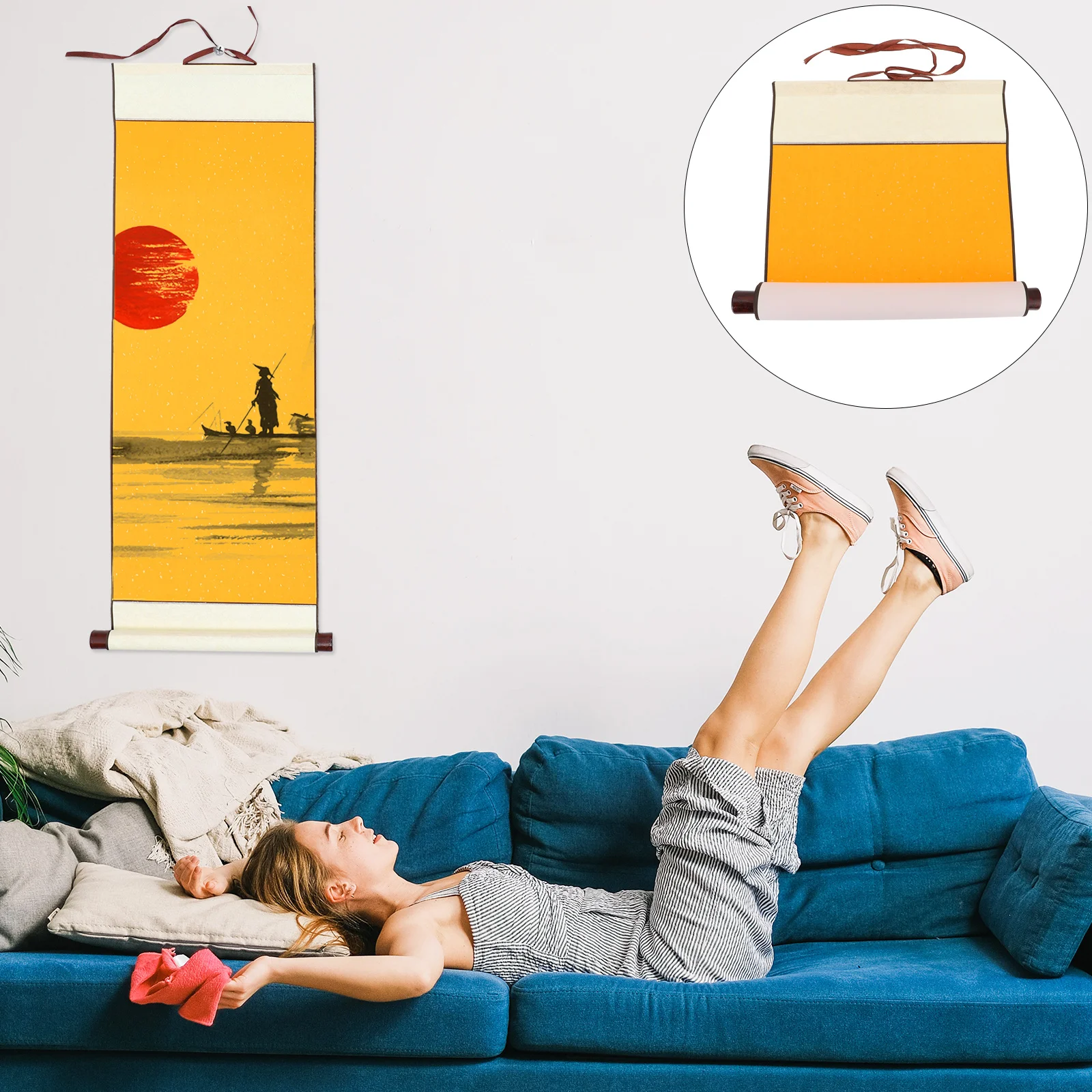 

1Pcs Chinese Calligraphy Paper High-Quality Xuan Paper for Ink Brush Writing Sumi Art DIY Drawing Scroll Practice Hanging Wall