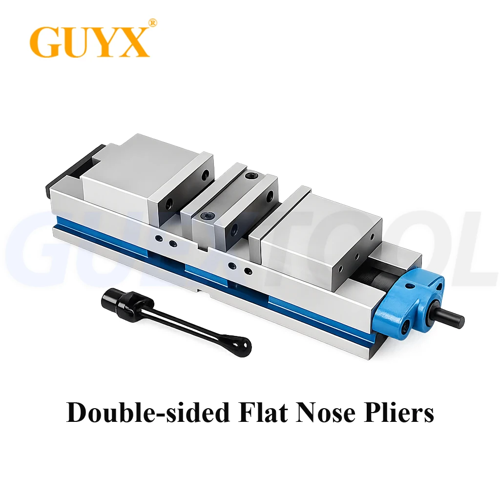 0.025mm Vise Table Angle Fixed Flat Double-sided Flat Nose Pliers 4 inches Common Tools for Grinders and Milling Machines