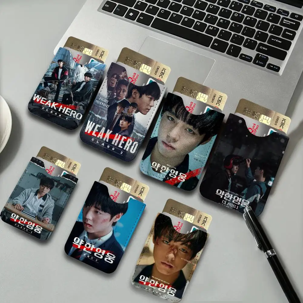 Korean Tv Series W-Weak Hero Class 1 2 New Leather Card Small Retro Cowhide Coin Purse Men/Women Luxury Card Holder