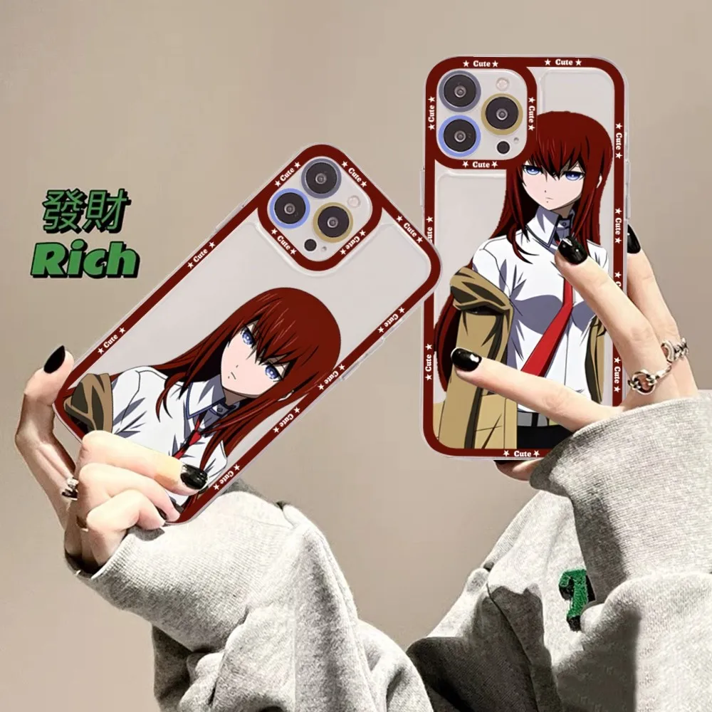 Steins Gate Okabe Anime Phone Case For Redmi 7 8 9 A For Redmi Note 5 7 8 9 10 11 Pro Max 4G 5G Funfas