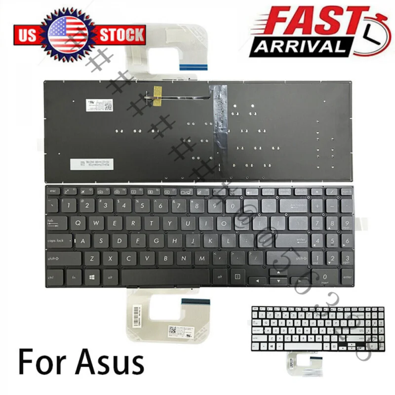 SSS+New US Layout Backlit Keyboard For Asus Q525UA UX561UA UX561UN Q505UA SN6570BL Laptop Replacement Internal Keyboard With Bac