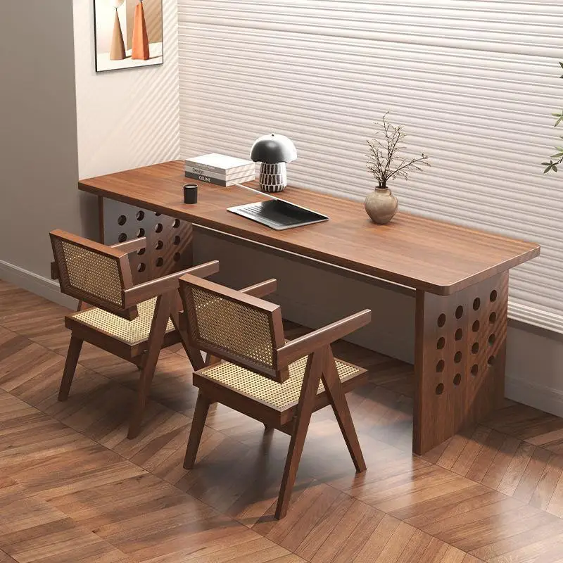 Study student study table hole foot household window long table