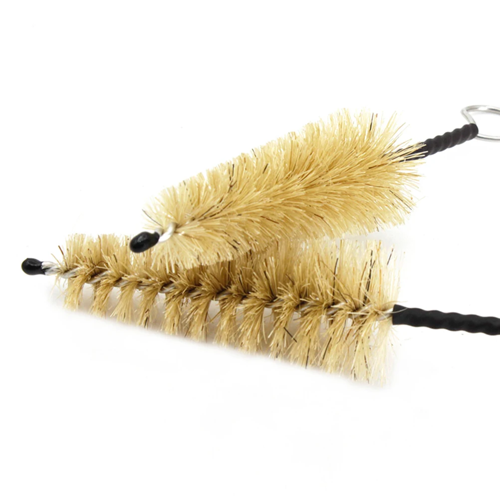

2pcs Flute Cleaning Brush Durable Material Lightweight Portable Safe Reliable Practical Design Storage Piccolo Maintenance Tool