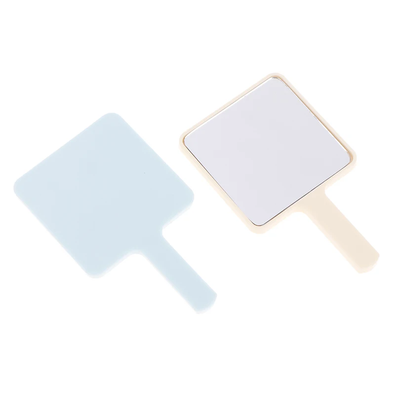 Handheld Make-Up Spiegel Vierkant Make-Up Make-Up Spiegel Spiegel Met Handvat Handspiegel Spa Compacte Spiegels Cosmetische Spiegel Voor Vrouwen