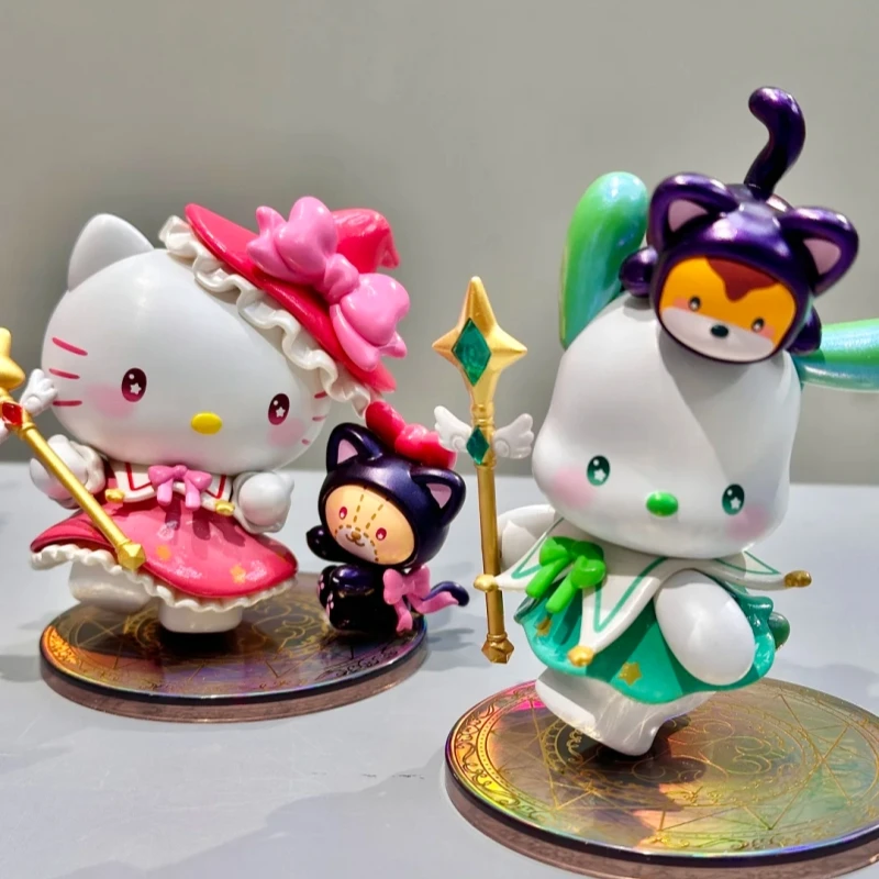 Offre spéciale Starlight fête magicien série boîtes aveugles ma mélodie Kuromi Hello Kitty boîte aveugle mignonne poupée à la mode fille cadeaux en Stock