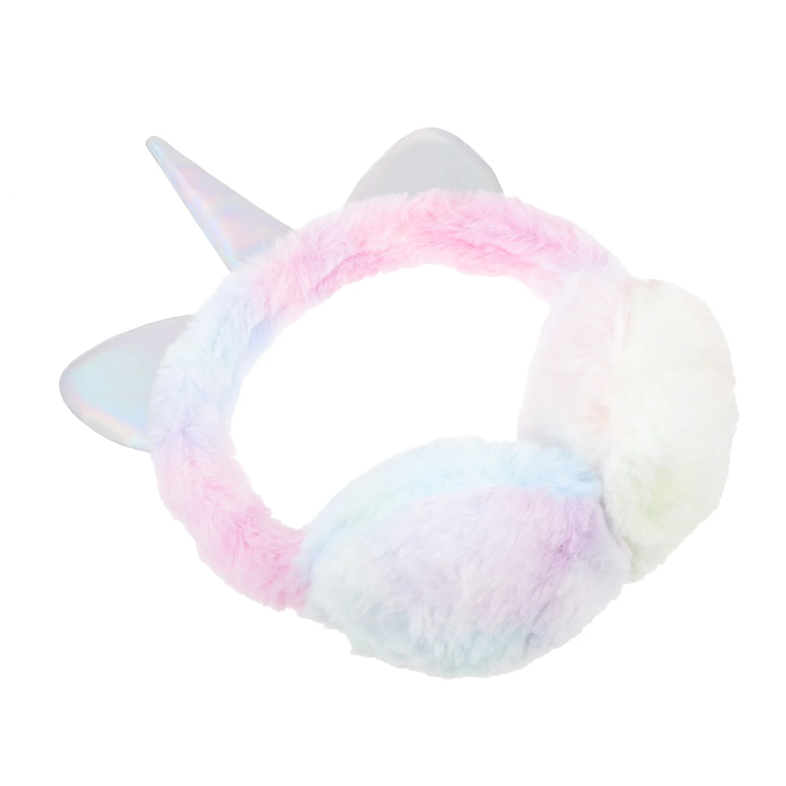 Winter Ear Earmuff Unicorn Head Band Protective Cover Warm Miss Fuzzy Fleece