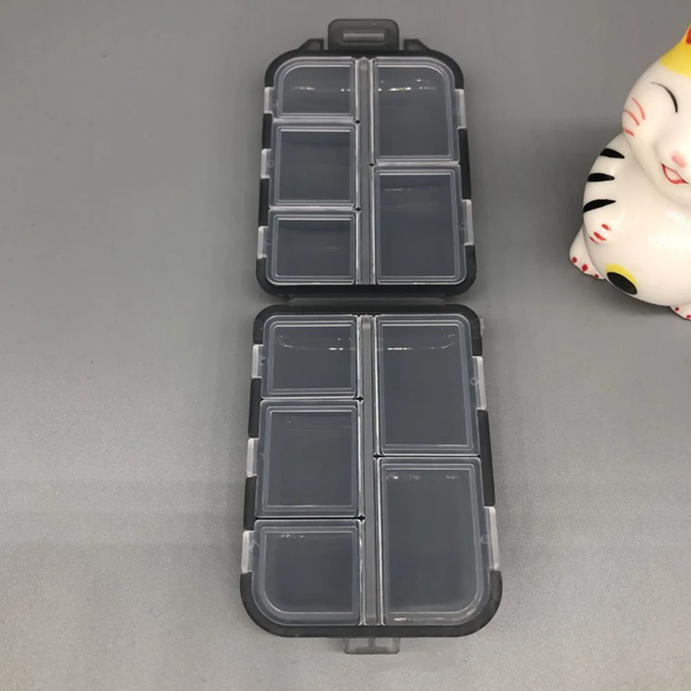 

2 Pcs Waterproof Bait Box Ice Fishing Cooler Lure Goods Large Tackle for Accessories Lures Multifunction Hook
