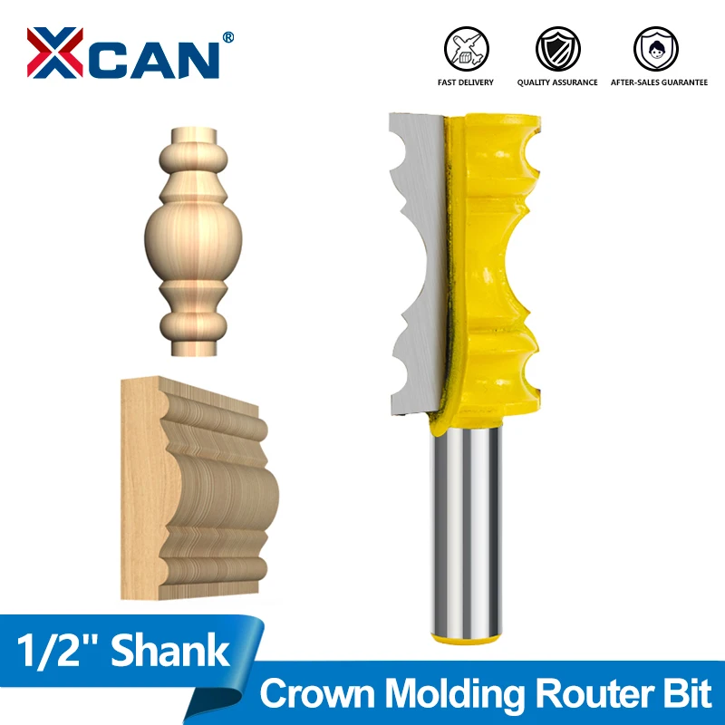 

XCAN 1 шт. фреза для формования короны 1/2 "хвостовик стул рельс фреза линия нож шип фреза инструмент для деревообработки