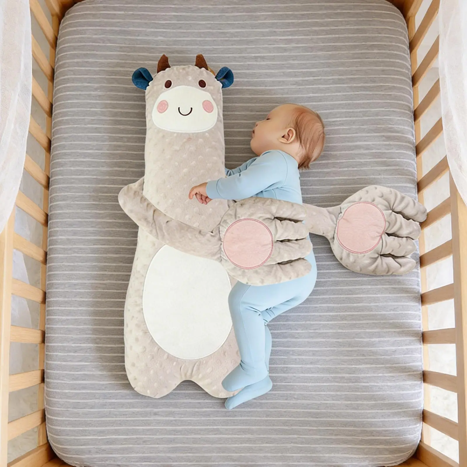 Jouet de couchage apaisant pour enfants, prévention des éclats, oreiller de couchage réglable, jouet à main pour garçons et filles, maison