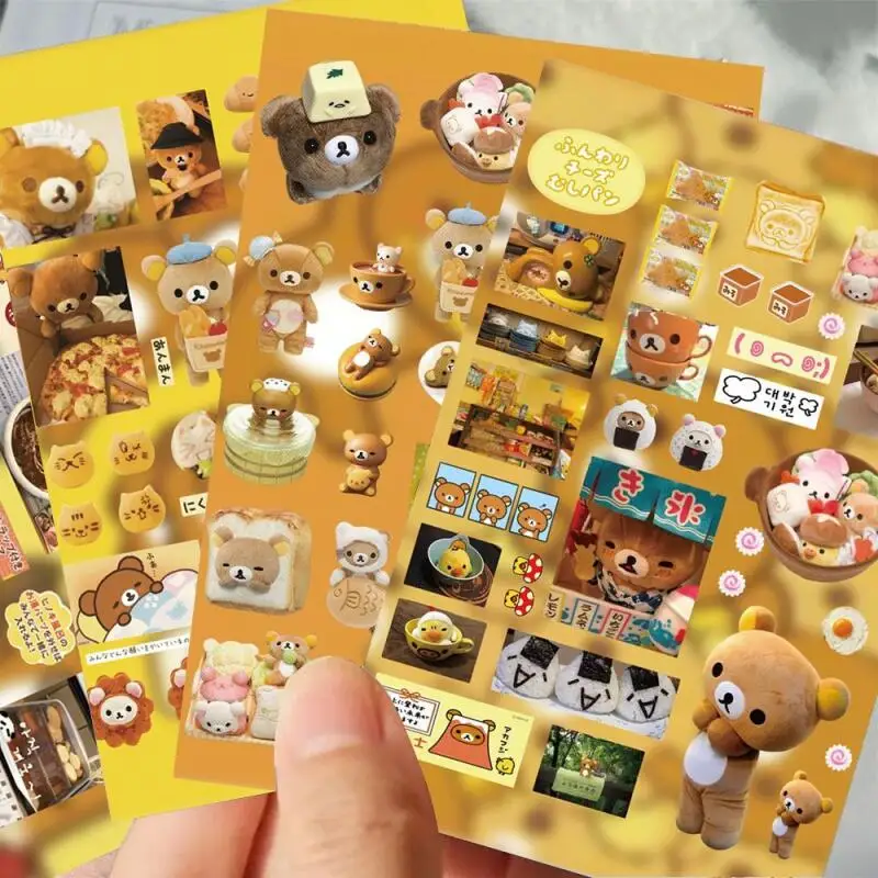 

Rilakkuma 32 Ancient Morning Breeze Easy Bear Cutting Film Stickers Cute and Minimalist Toys Creative Packaging Ledger Materials
