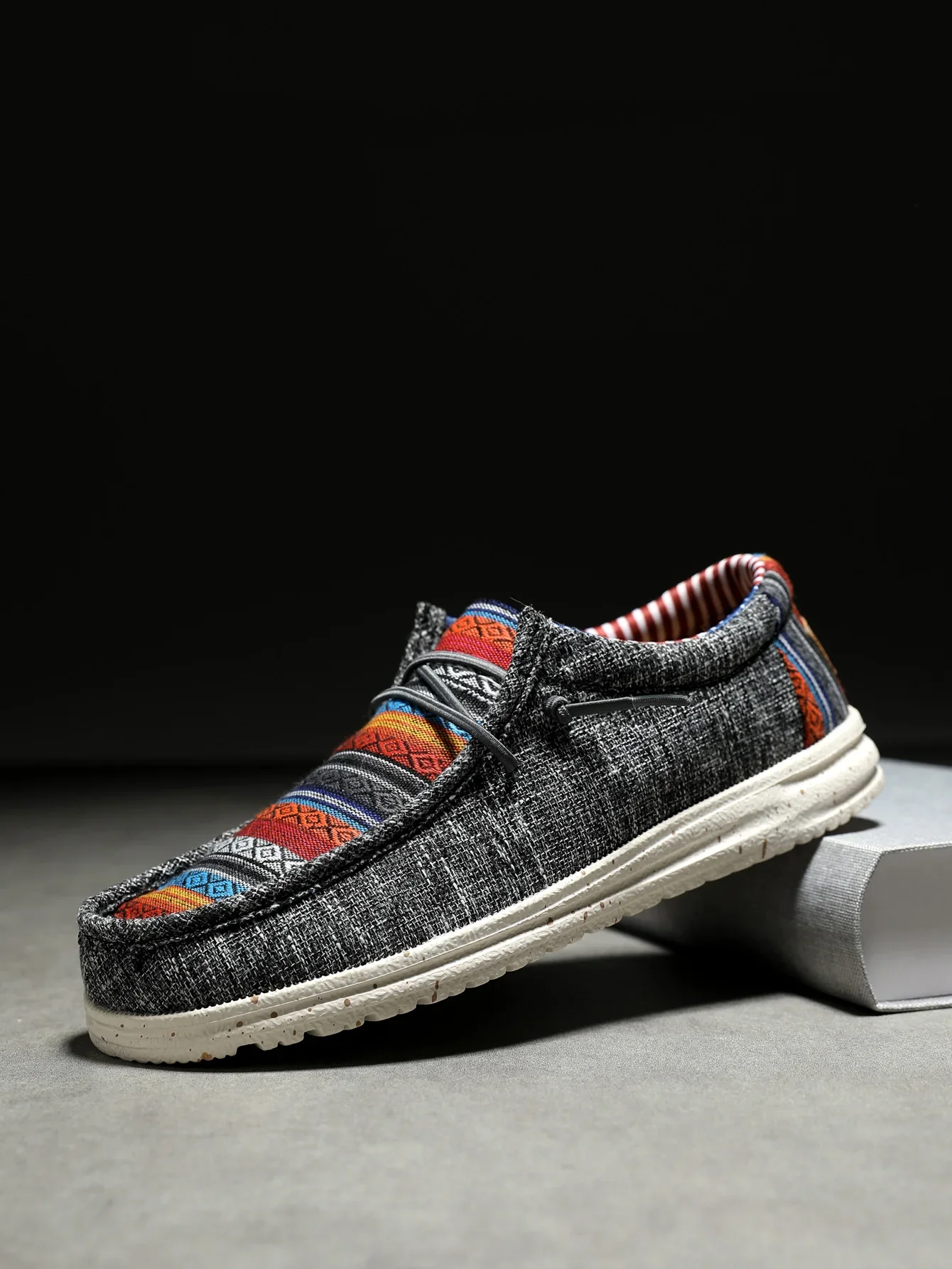 Herren-Freizeitschuhe, rutschfestes Design, Originalmarke, Canvas-Schuhe, Slipper, Unisex, strapazierfähig, modische Slip-on-Schuhe, hohe Qualität. – Detail 4