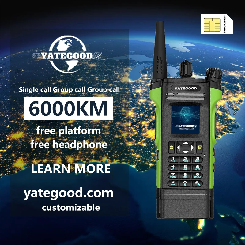 

YATEGOOD G6500 POC 4G LTE рация двусторонняя радиосвязь дальнего действия профессиональная полиция портативная связь любительская ветчина удобная