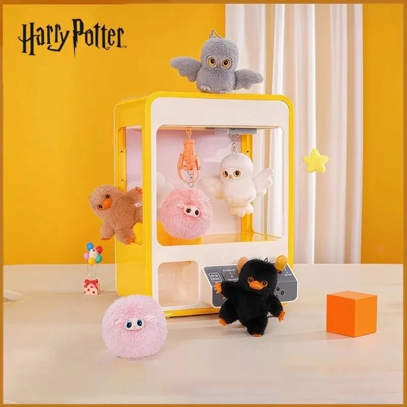 Harry potter animais fantásticos série 3 vinil rosto caixa cega brinquedos bonito hedwig puffskein niffler boneca pingente brinquedos crianças presentes