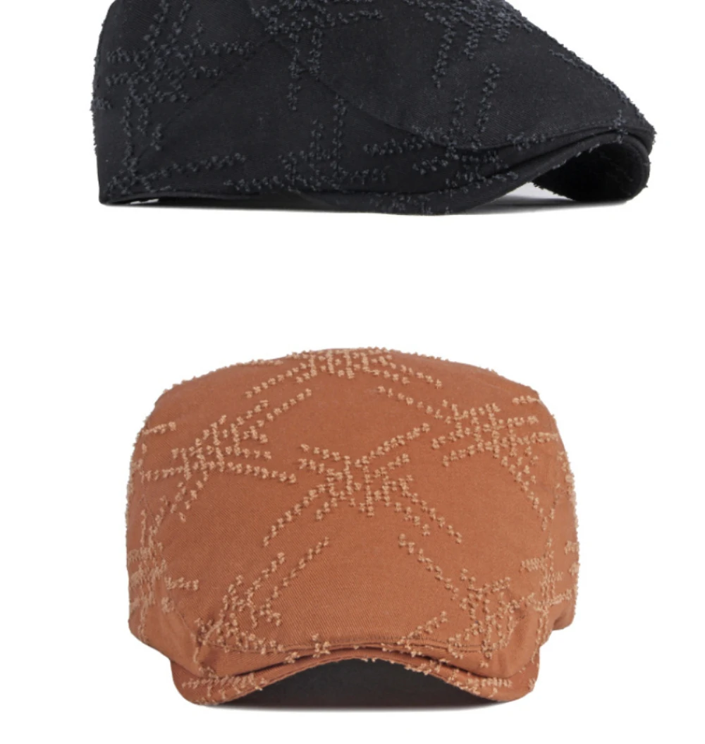 HT4659 Baskenmütze für Herren und Damen, Frühling/Sommer, Vintage-Sonnenmütze, Künstler-Baskenmütze, Unisex Ivy Flat Cap, Verstellbare Herren-Baskenmützen – Detail 6