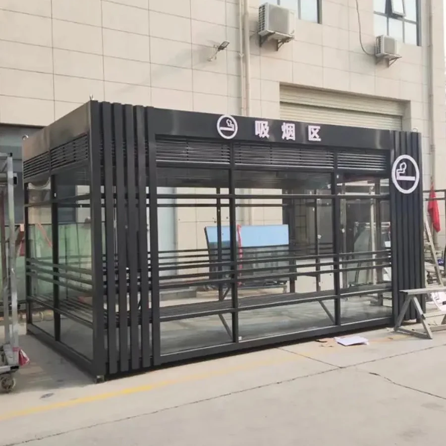 

Smoking Booth Earthquake Resistance Customize Soundproof Booth Guardhouse Convenient Economic Best Temporary Ecological