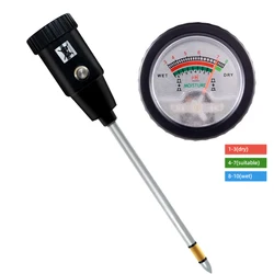 2 in 1 Handheld Soil PH Tester PH & Moisture Meter For Garden With 295mm/160mm Long Metal Probe Waterproof Soil Tester Kit Tools