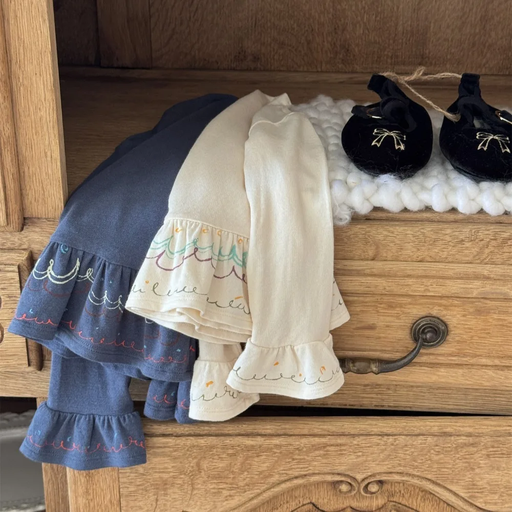 2026 New Autumn Girls Korean Long Sleeve Base Top, Loose Stylish Soft Comfortable Versatile Undershirt For Kids Girls