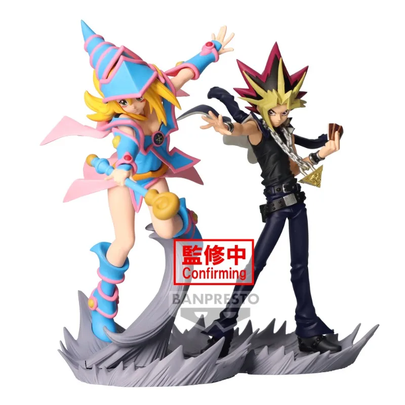 BANDAI-BANPRESTO GENKOU ZEKElli, Yu-Gi-Oh!, en stock Yami Yugi Anime Action Figure, Dark Magician Girl, Toy Gift, Model Collection