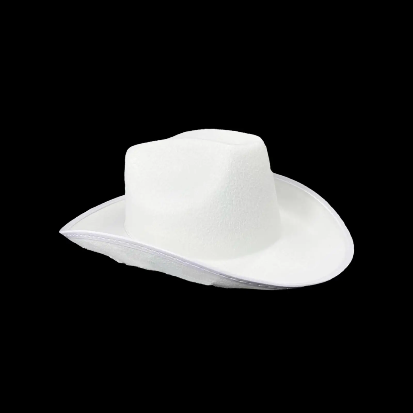 Cowboy Hat Fedora Wide Brim Lightweight Cowgirl Hat for Ladies Fancy Dress