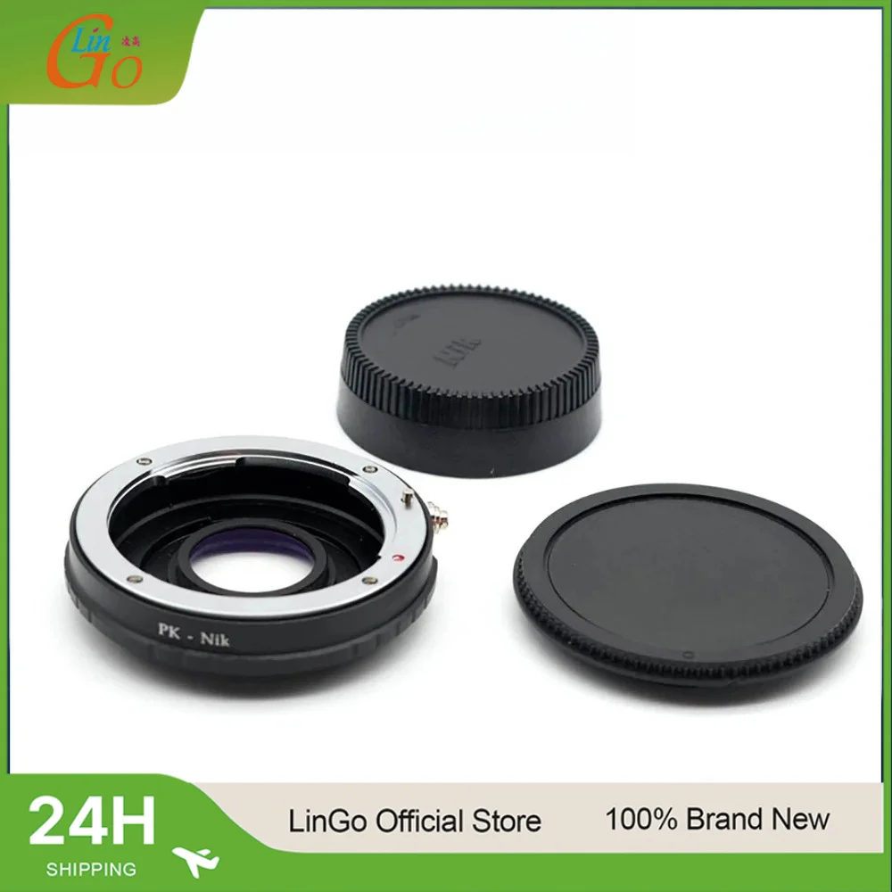 Lin Go PK-AI Adapter Ring Infinity With Optical Glass Focus Infinity For Pentax K Mount Lens To Fit For Nikon AI F Mount Camera