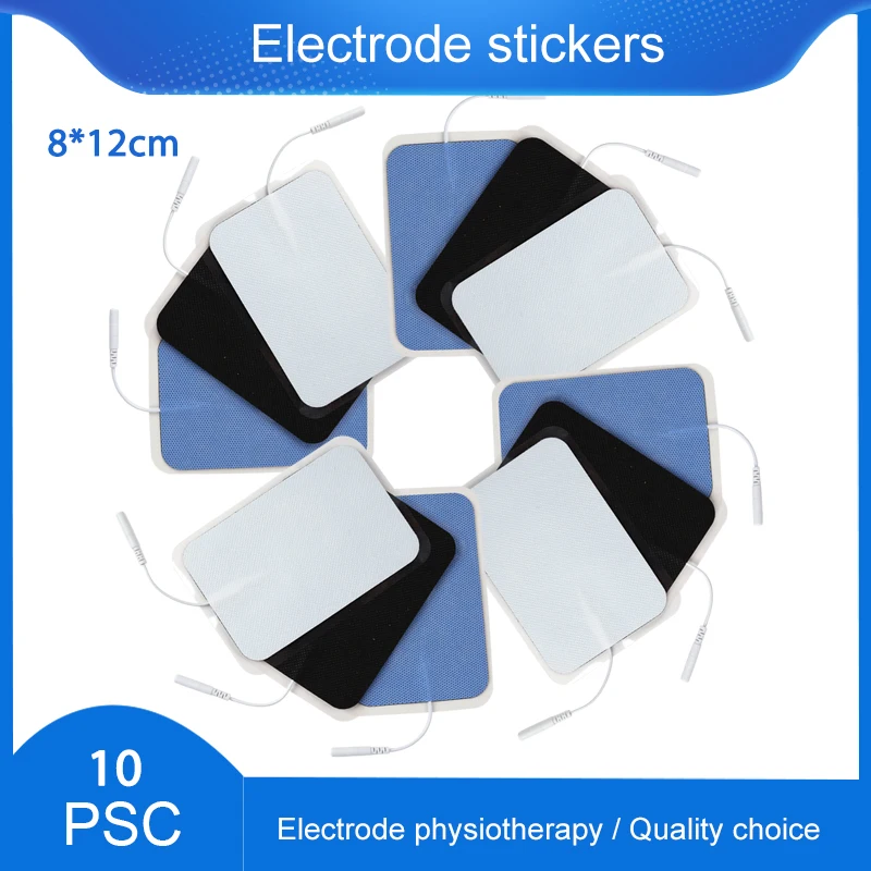 

10pcs Electrode Pads for Tens Physiotherapy Acupuncture Machine Pulse Ems Nerve Muscle Stimulator Slimming Body Massager