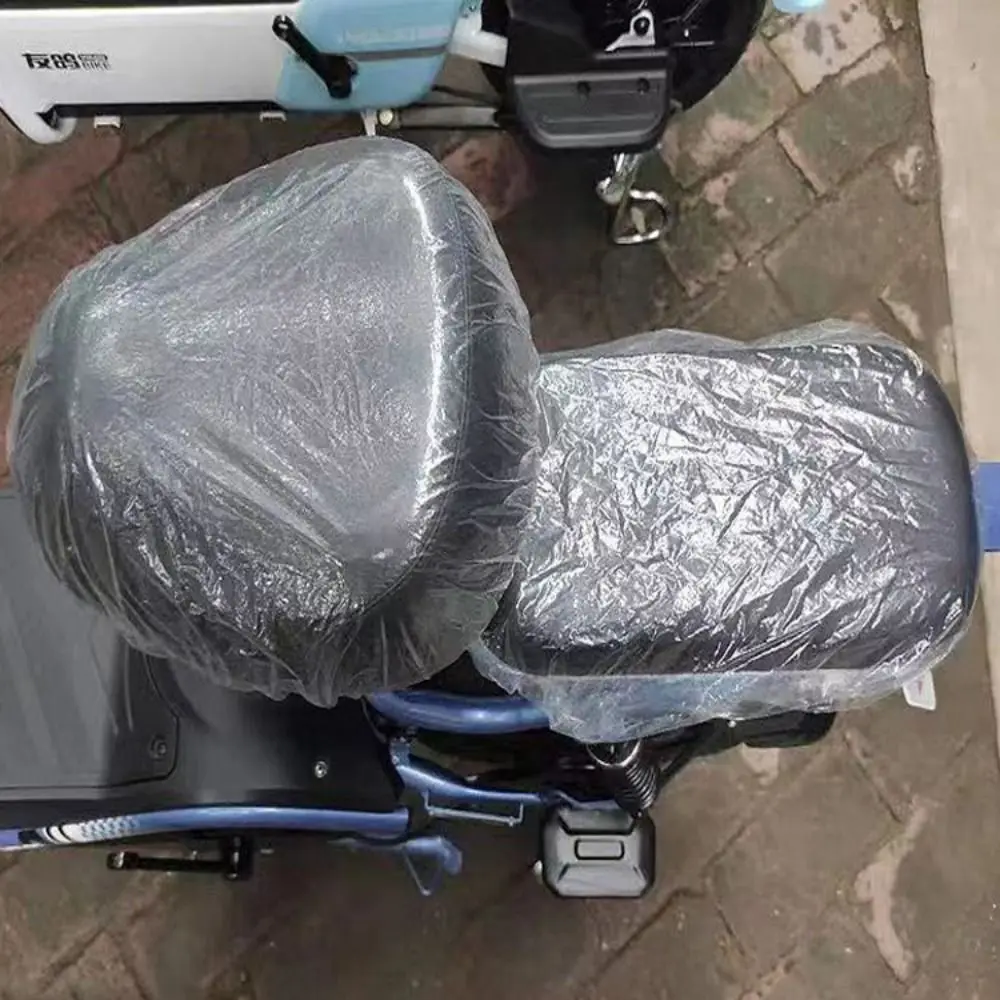 

50Pcs Large Disposable Seat Covers Disposable Waterproof Vehicle Protective Cover Clear Dustproof Seat Cushion Cover