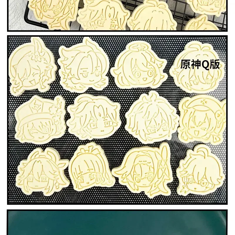 Hot Game Impact Mini Cyno Cake Tool Cookie Cutter Christmas Cutters Biscuit Stamp Fondant Mould Albedo Baking Sugarcraft Mold