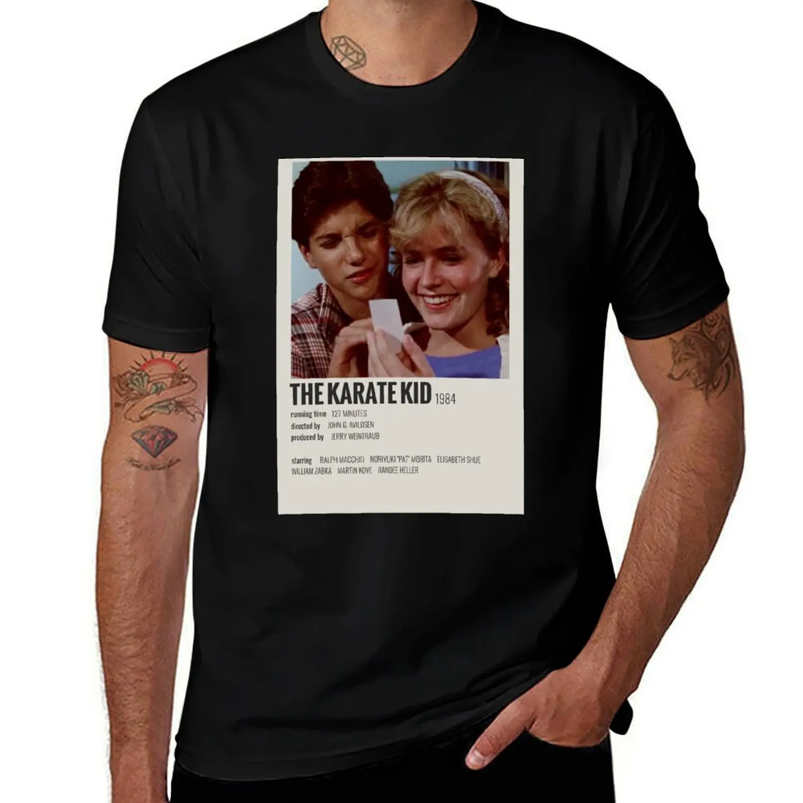 تي شيرت The Karate Kid (1984) تي شيرت رجالي عادي جرافيك تي شيرت رجالي تي شيرت جرافيك تي شيرت