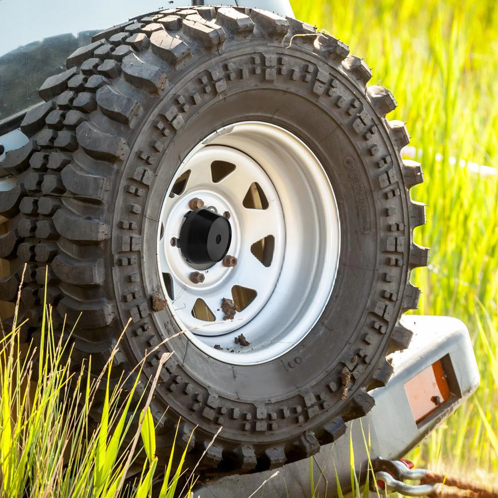 

2pcs Wheel Hub Center Caps Abs Material Sleek Design Easy Install For Car Rims Universal Auto Wheel Center Hub Caps