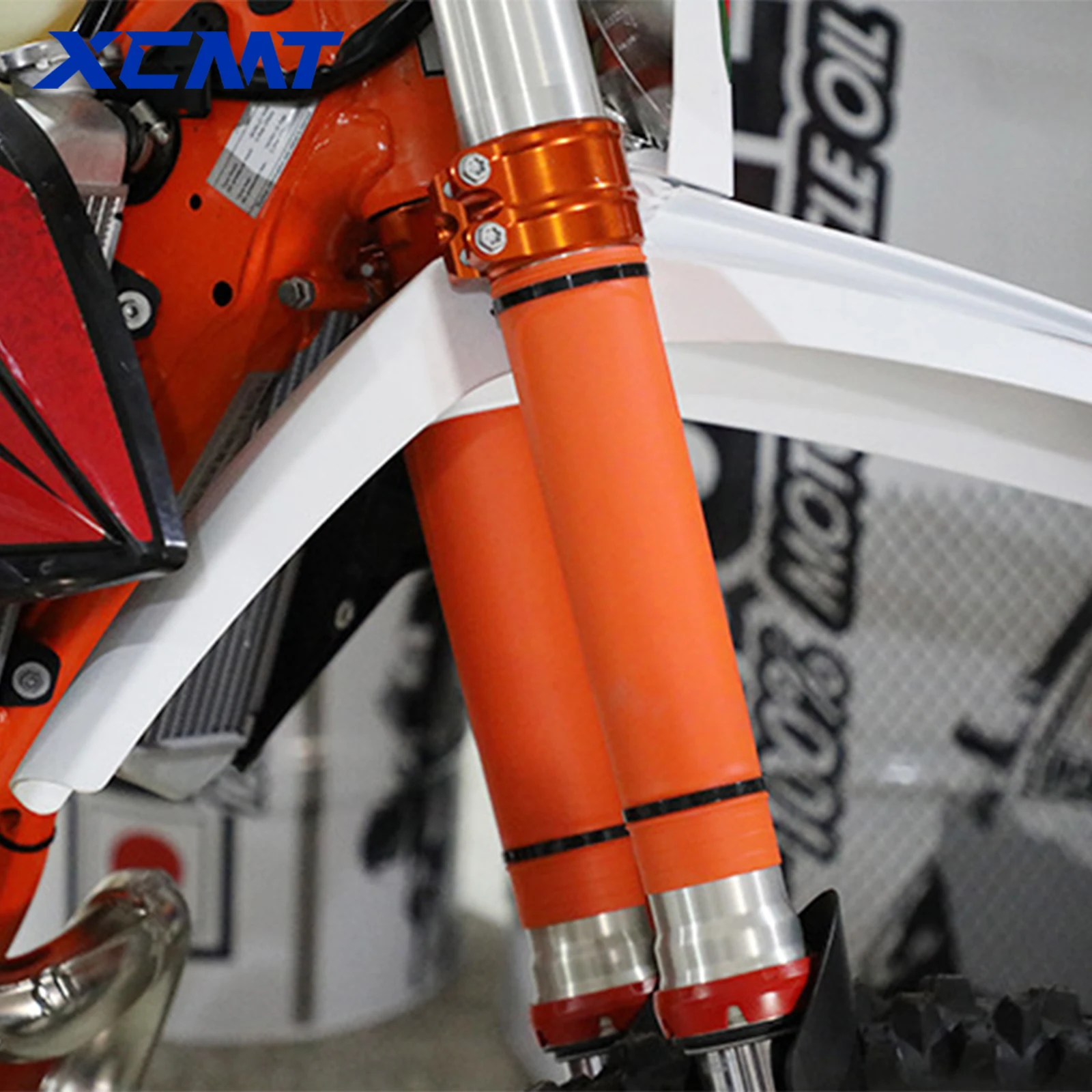 Upper Fork Guard Wrap Cover Protector For KTM EXC EXCF XC XCF SX SXF XCW XCFW Six Days SMC SMR 125 200 250 300 350 400 450 500 view 2