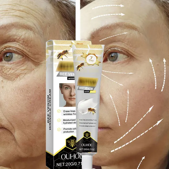 

Instant Wrinkle Remover Bee Venom Cream Intense Firming Lifting Tightening Brightening Deep Hydration Face Treatment Skin Care