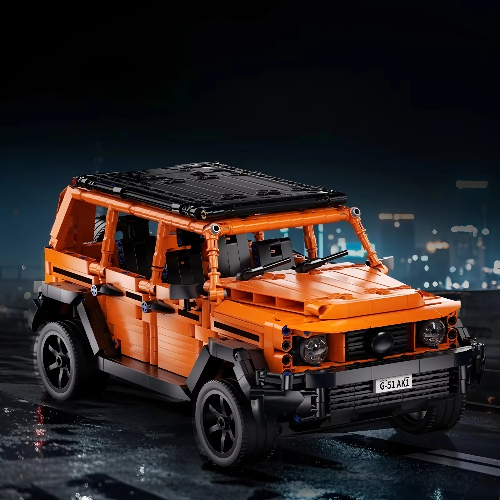 التقنية 1:14 المهنية خط الطرق الوعرة سيارة بنة G500 SUV البناء الطوب مركبة لعبة مجسمة هدية للطفل الكبار