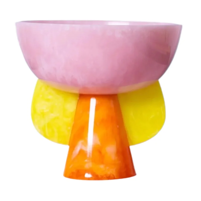 Handmade New Design Resin Salad Bowls Best Colors and Standard Sizes and Food Safe Resin Salad Bowls Plates to Choose From