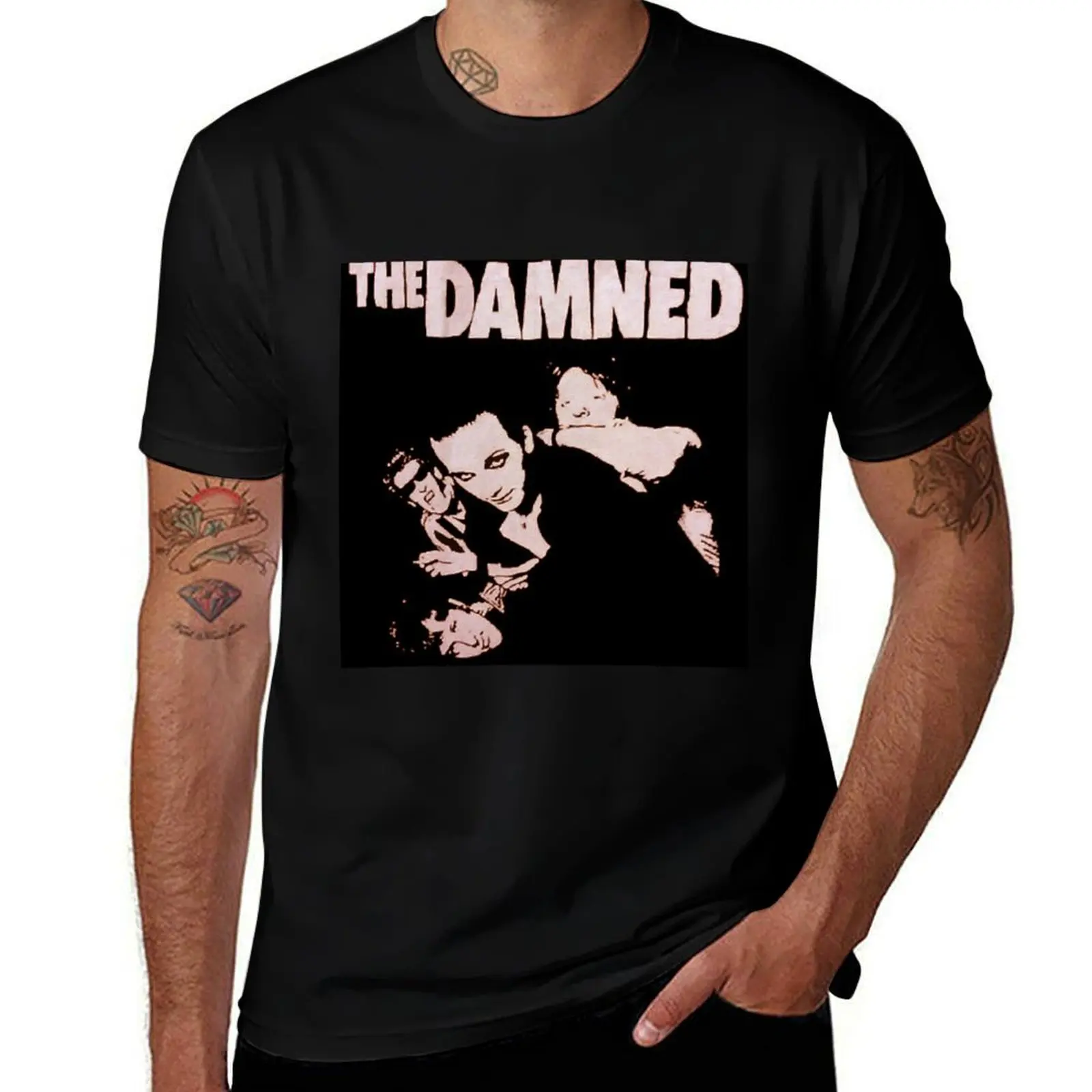 The Damned T-Shirt Work Style Casual T-Shirt