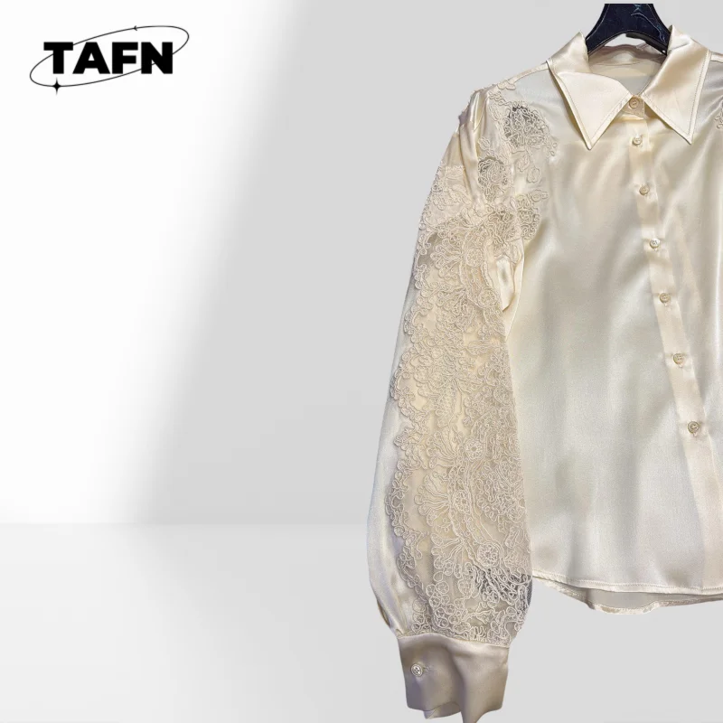 المرأة زر أسفل قميص كتلة اللون بلوزة عادية كم قميص ساحة الرقبة بلوزة مخطط كم طويل علوي AH10102