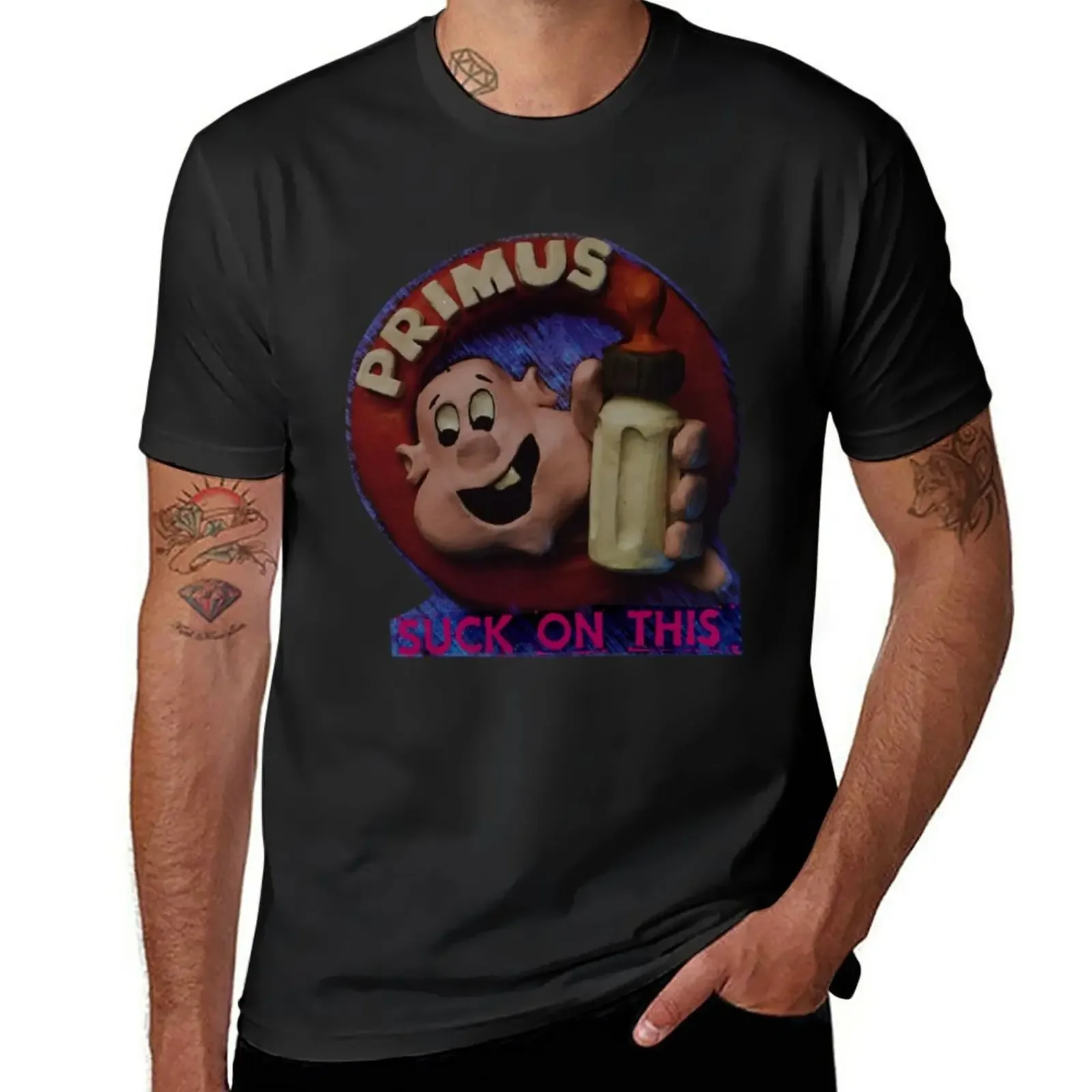 

Primus Suck On This 4500 Logo T-Shirt shirts graphic tees customs Blouse oversized mens t shirts pack