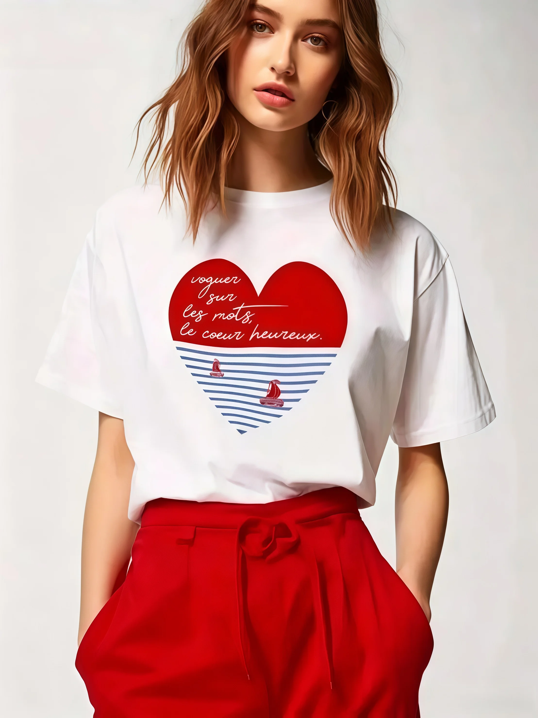 Women Dandelion Bird Graphic T Shirt Summer White O Neck Short Sleeve Tees Minimalist Nature Print Loose Soft  CasualDaily tops