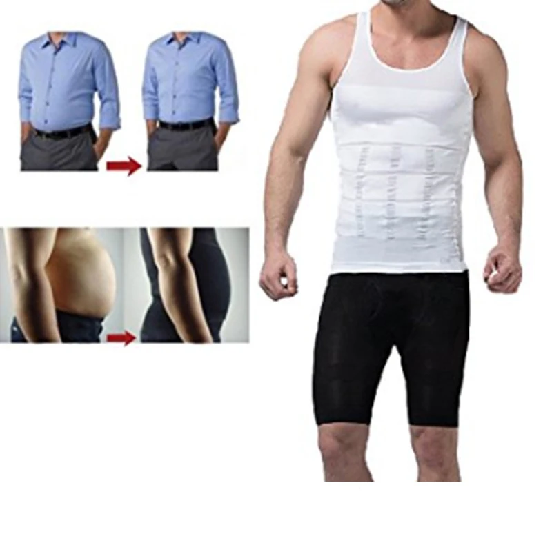 Men\'s slimming and shaping bras abdominal compression correction vests  fat burners  chest and abdominal shirts brasBodysuits se