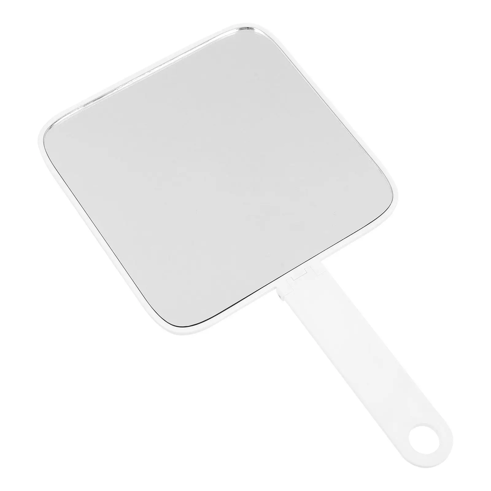 

Складное зеркало для макияжа, портативное настольное зеркало с гладкой поверхностью, устойчивой ручкой, для дома, салона, парикмахерской, инструмент для макияжа