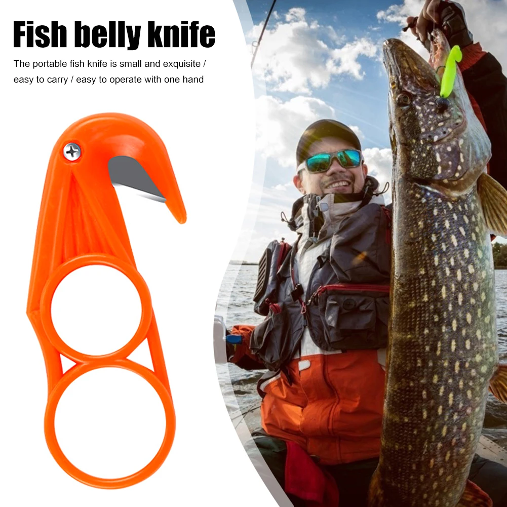 Fish Belly Cutlery Multifunctional Fishing Cutter Professional Loach Eel Cutting Tool for Fisherman Angler USe