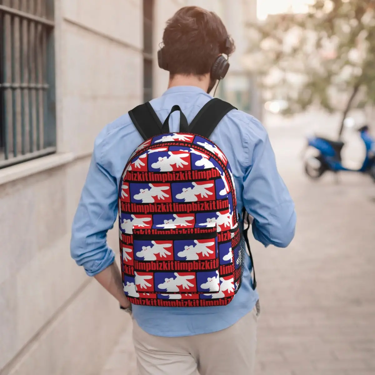 

Limp Bizkit Backpack Student BookBag Children School Bag Laptop Shoulder Bags for Men Women