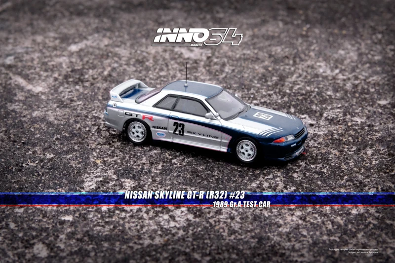 

INNO 1:64 SKYLINE GT-R (R32) Gr.A Test Car 1989 Model Car