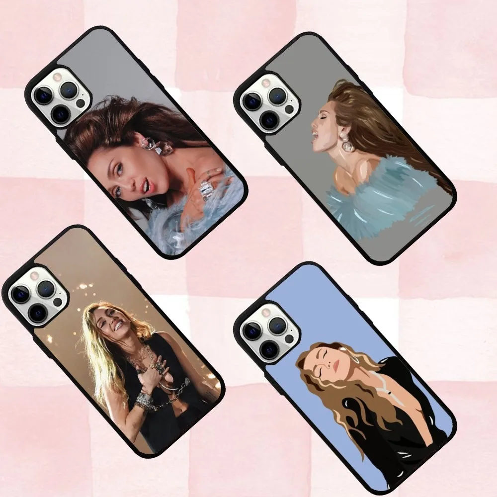 

M-Mileys Singer C-Cyrus Phone Case For IPhone 16,se4,15,Pro,Max,Case 14,Plus,13,12,11 Magesafe Magnetic Wireless Charge Cover