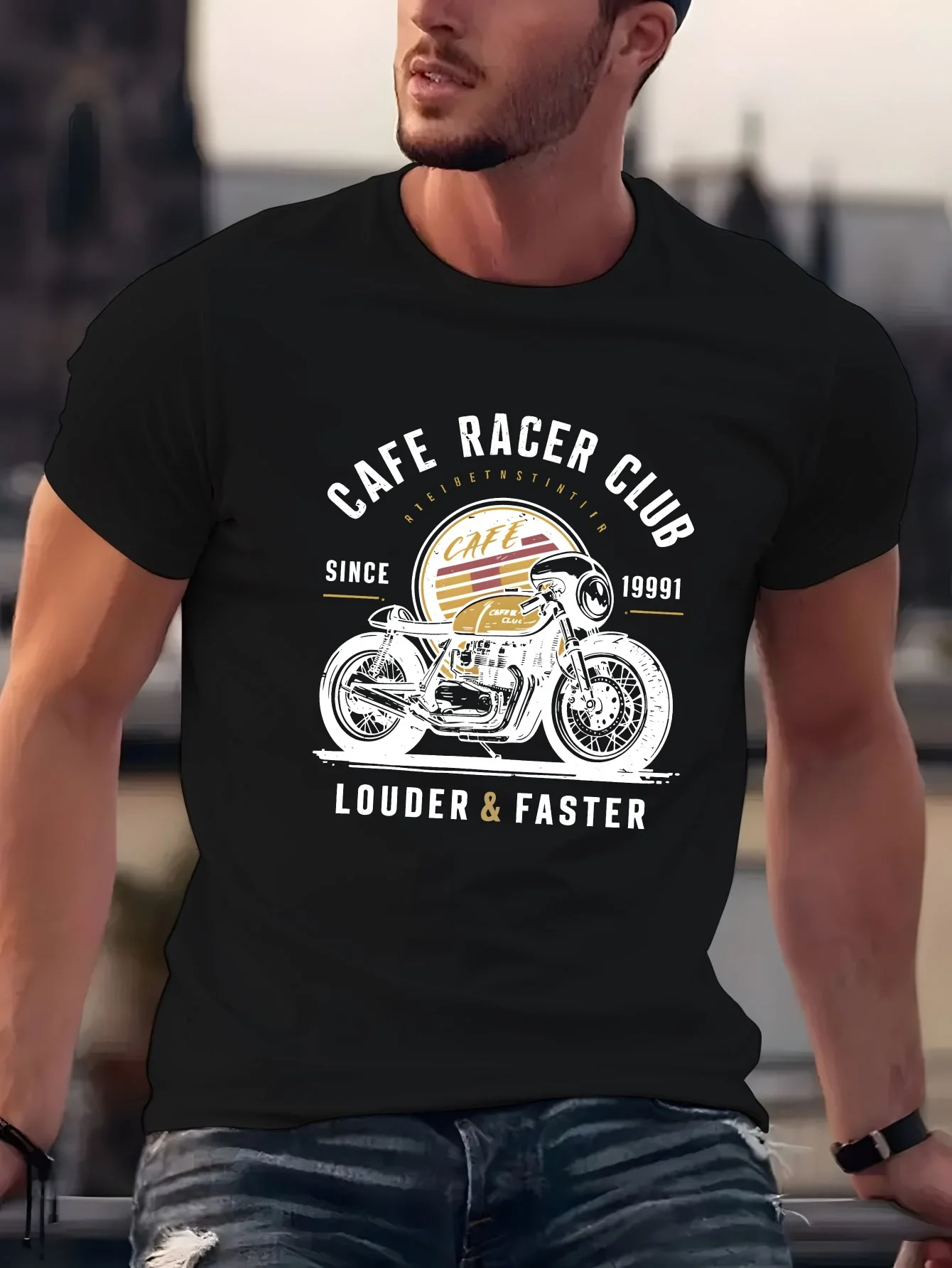 

Мужская футболка с рисунком, повседневная модная футболка с короткими рукавами и круглым вырезом, уникальный принт, дышащая смесь полиэстера на лето