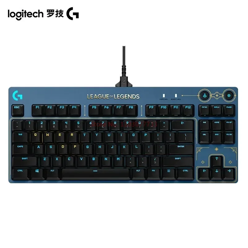 Imagem -06 - Logitech-g Pro Gaming Teclado Mecânico com Fio Rgb Backlight League of Legends Hex Eixo do Chá 87 Chaves Jogo E-sports