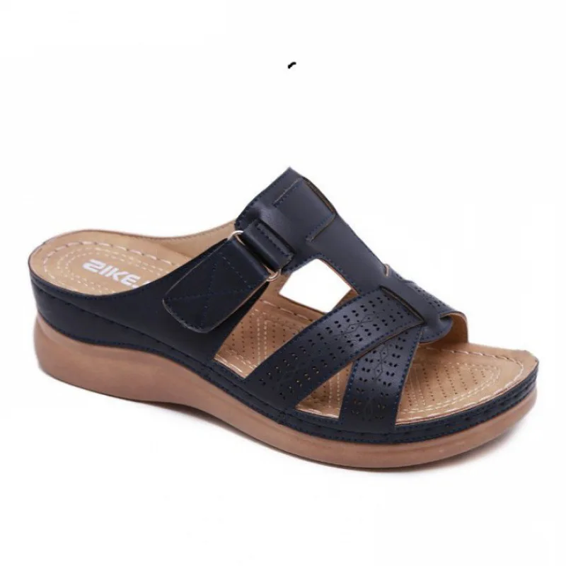 New Summer Women Wedge Sandals Premium Orthopedic Open Toe Sandals Vintage Anti-slip Casual Female Platform Retro Shoes.