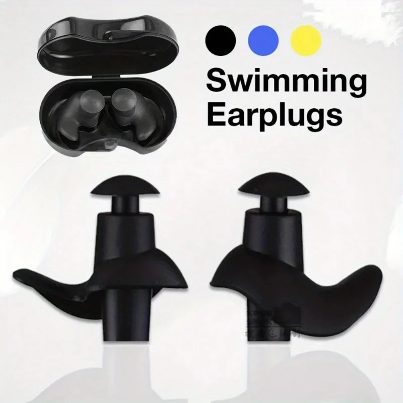 DIZETION Ohrstöpsel zum Schwimmen, wasserdicht, wiederverwendbar, Silikon-Ohrstöpsel, Tauchstöpsel für Wasser, Surfen, Duschen, Badezubehör – Detail 6