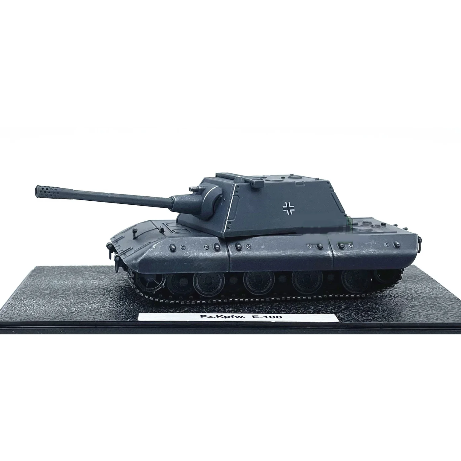 

Die cast German E-100 super heavy tank alloy and plastic model 1:72 scale toy gift collection simulation display