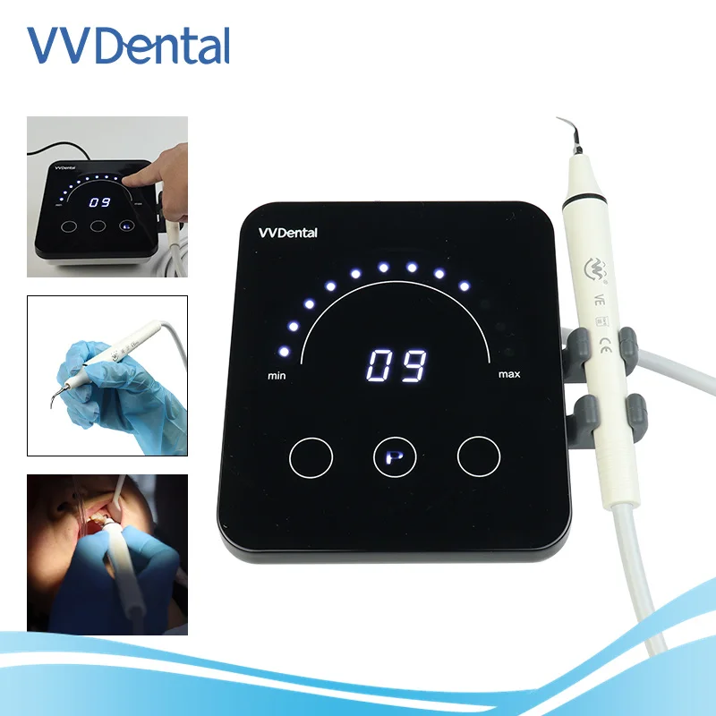 Dental Ultrasonic Scaler Unit Teeth Cleaning Kit Sonic Cleaning Equipment for Calculus Smoke For Scaling Periodontics Endodontic