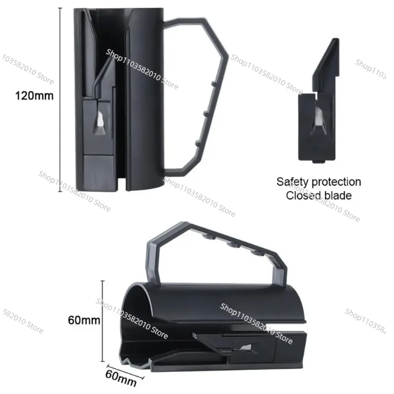 Cross-Border Hot-Sale Straight-Cut Cylindrical Paper Cutter, Portable Safe Tool with Replaceable Blade for Holiday DIY